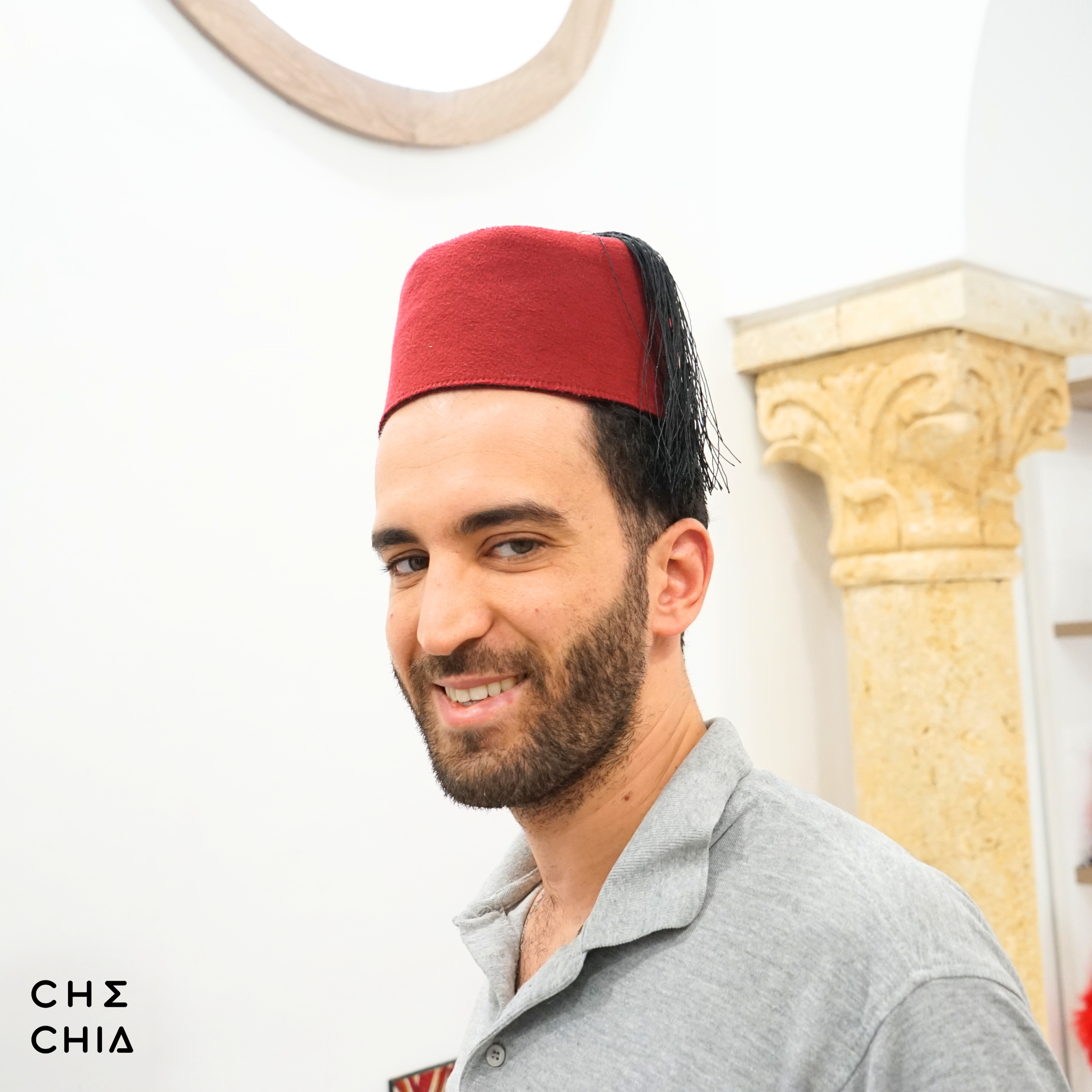 Moroccan Fez, Chechia, African hat