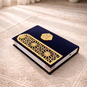 Blue Islamic Quran Gift Box with Traditional Chechia