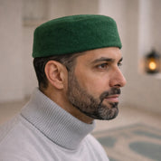 Coffret cadeau Coran islamique avec couverture en velours, marque-page ambré et chechia traditionnelle