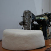 Chechia, African hat,Tunisian Chachia, White Tunisian Woolen Chechia handmade