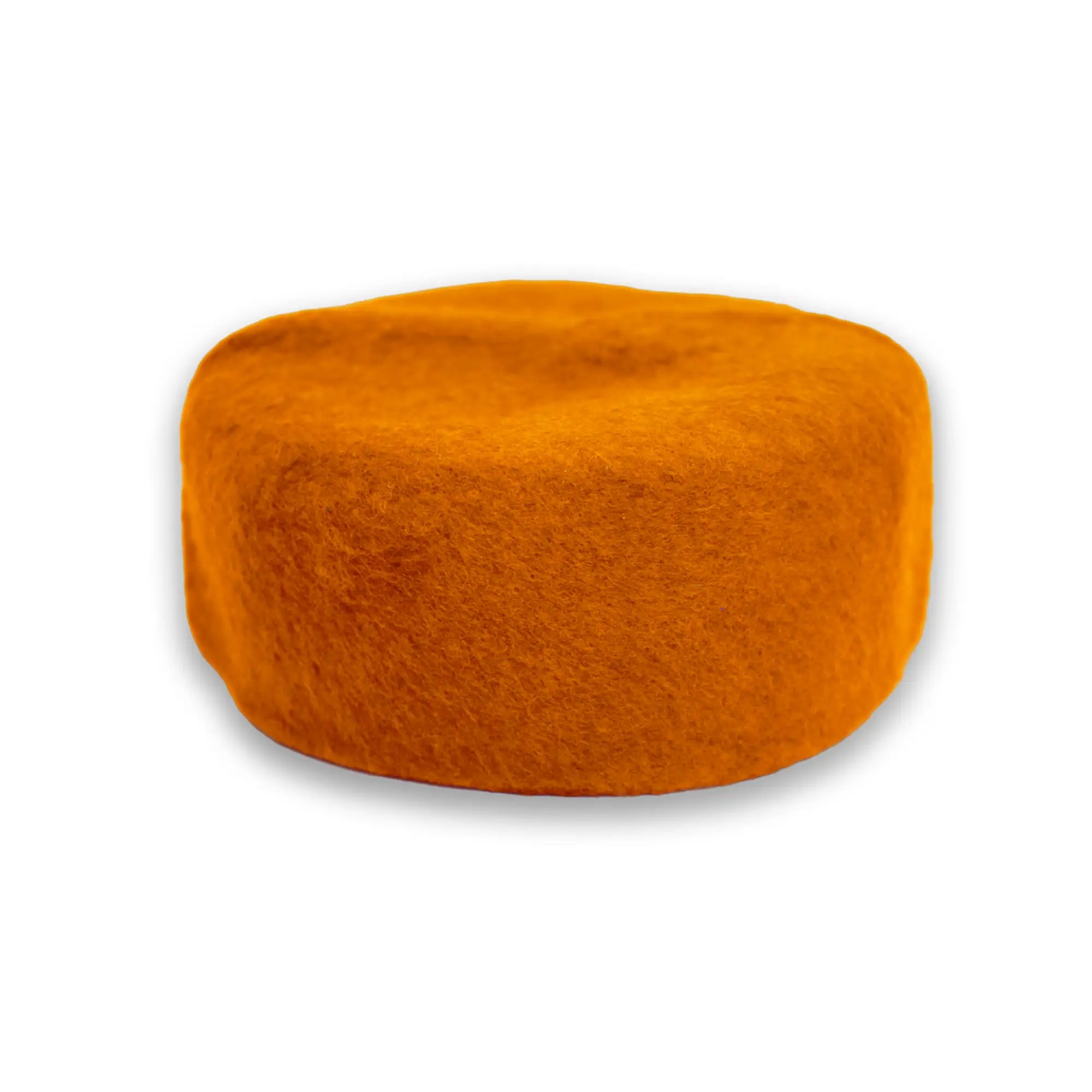 Chechia, African hat,Tunisian Chachia ,Orange Tunisian Woolen Chechia