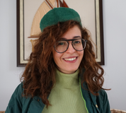 Chechia, African hat,Tunisian Chachia, Green Tunisian Woolen Chechia with tassel handmade
