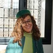 Chechia, African hat,Tunisian Chachia, Green Tunisian Woolen Chechia handmade