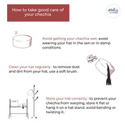 Chechia, African hat,Tunisian Chachia, Yellow Tunisian woolen Chechia handmade