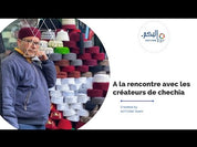 Chechia, chapeau africain, Chachia tunisienne, Chechia en laine tunisienne marron