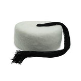 Chechia, chapeau africain, Chachia tunisienne, Chechia en laine tunisienne avec pompon