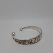 Bracelet femme touareg berbère plaqué argent