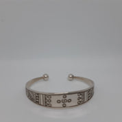 Bracelet femme touareg berbère plaqué argent