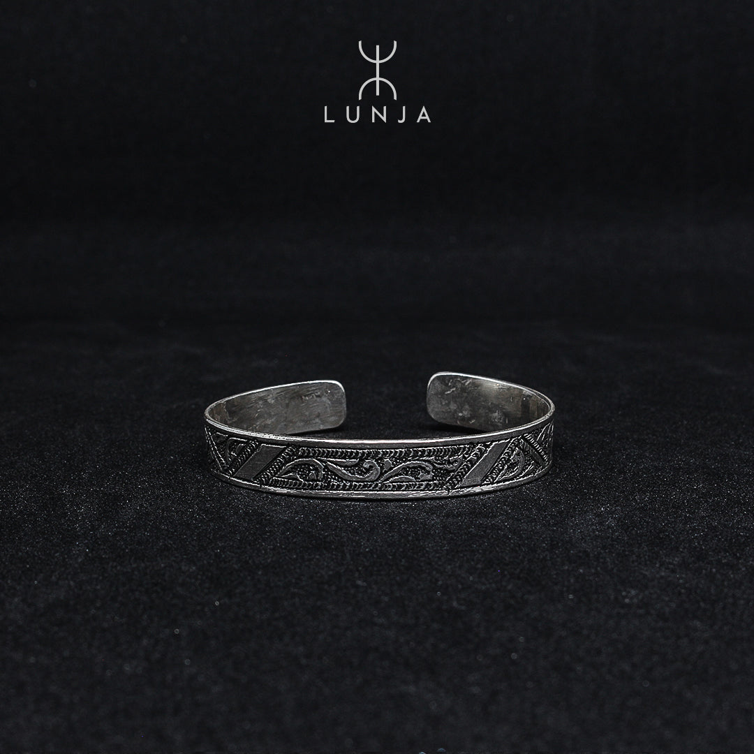 Bracelet berbère en argent pour femme